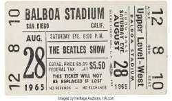 The Beatles, an infamous British rock band, played The Beatles, an infamous British rock band, played a gig at the Balboa Stadium in the year 1965. Also, the Rolling Stones made their debut as well aft